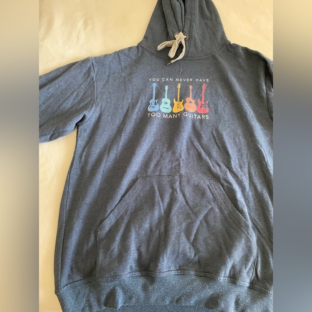 Men's Gray Hoodie GUITARS